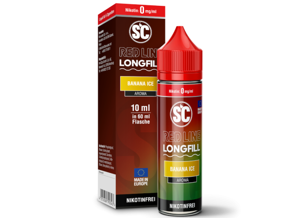 SC Red Line - Longfill Banana Ice Aroma 10ml