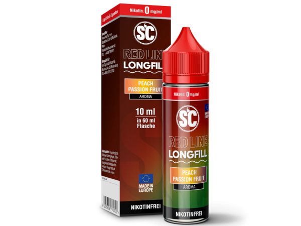 SC Red Line - Longfill Peach Passion Fruit Aroma 10ml